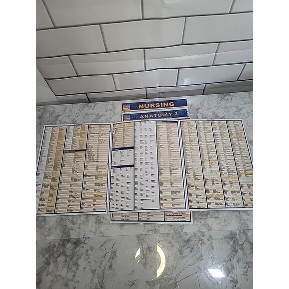 Quick Study Academic Medical Terms & Acronyms, Anatomy 1 & 2, Nursing Tri-Guides - Picture 3 of 4